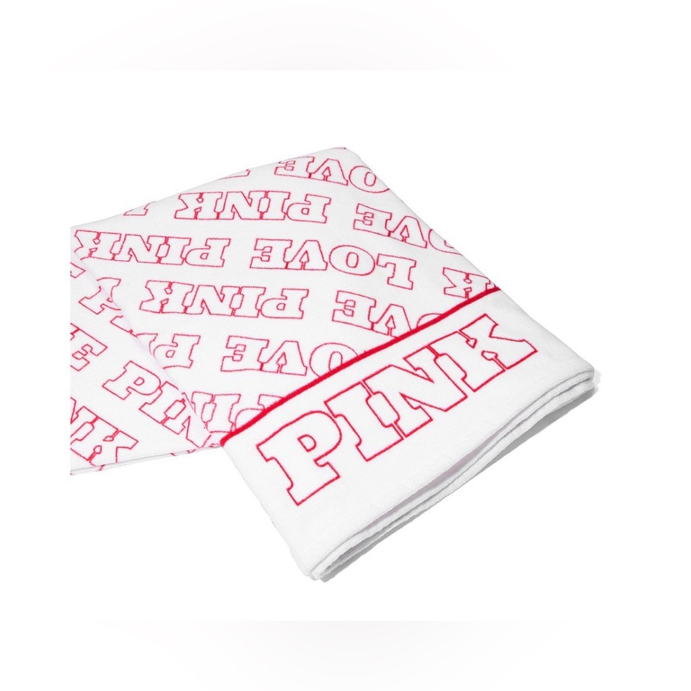 PINK VICTORIAS SECRET LOVE PINK TERRY TOWEL